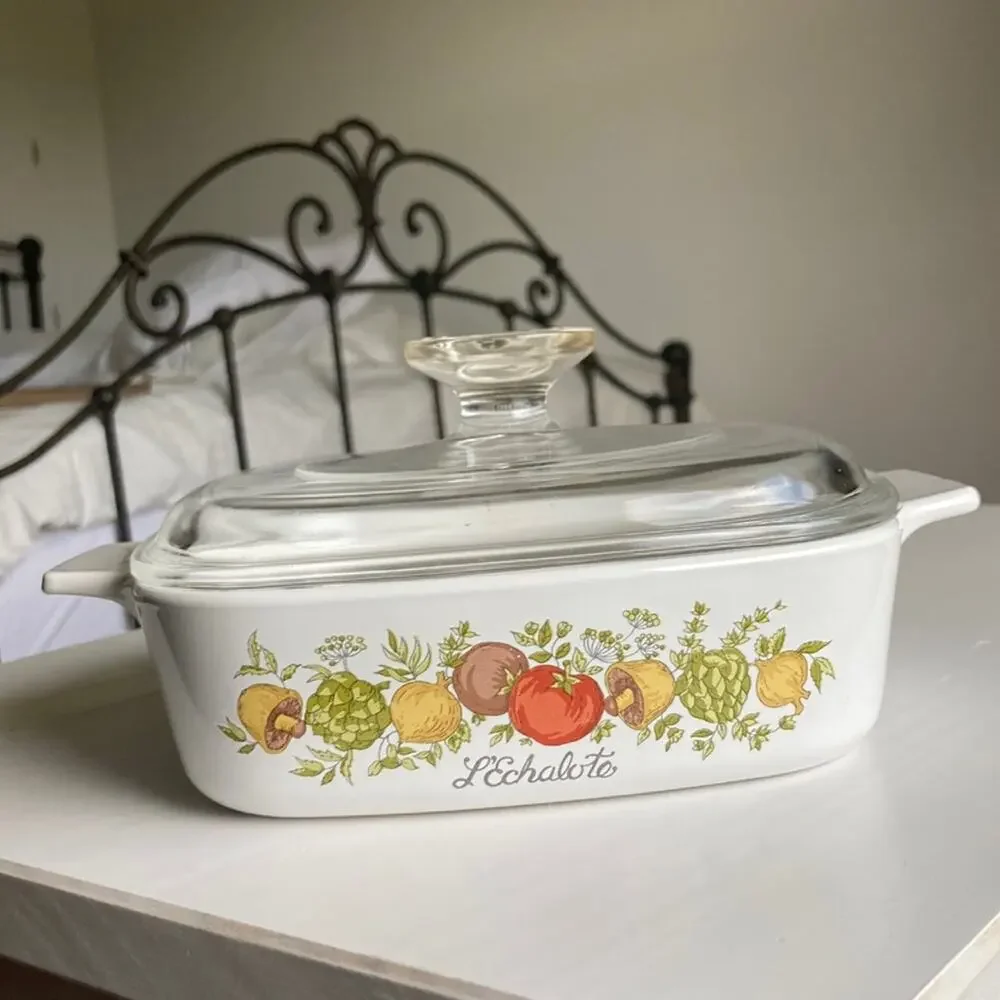 Vintage Corning Ware Spice O’ Life 1 Quart Casserole Dish W/Lid
